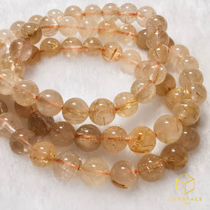 Golden Rutilated Quartz Bracelet