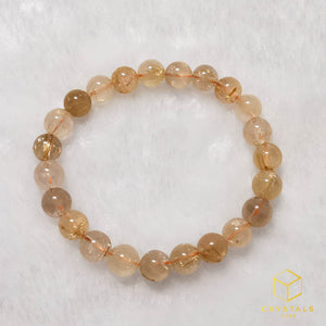 Golden Rutilated Quartz Bracelet