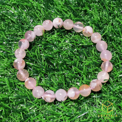 Sakura (Cherry Blossom) Agate Bracelet