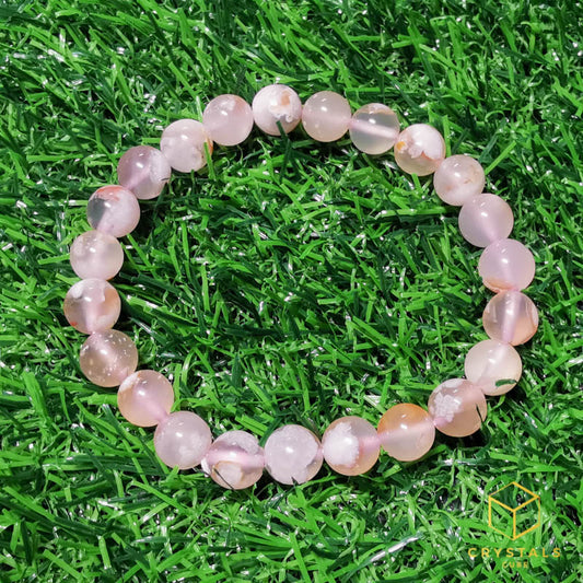 Sakura (Cherry Blossom) Agate Bracelet