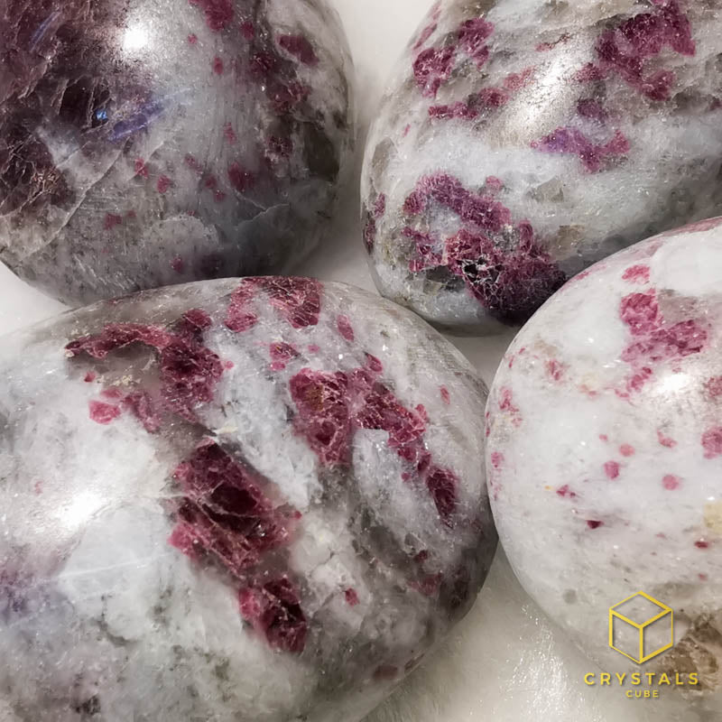 Pink/Red Tourmaline With Quartz Tumble