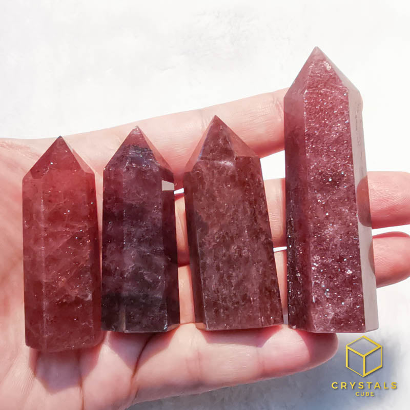 Strawberry Quartz Point