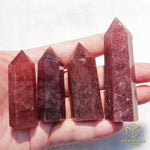 Load image into Gallery viewer, Strawberry Quartz Point
