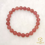 Load image into Gallery viewer, Strawberry Quartz Bracelet
