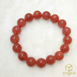 Load image into Gallery viewer, Strawberry Quartz Bracelet
