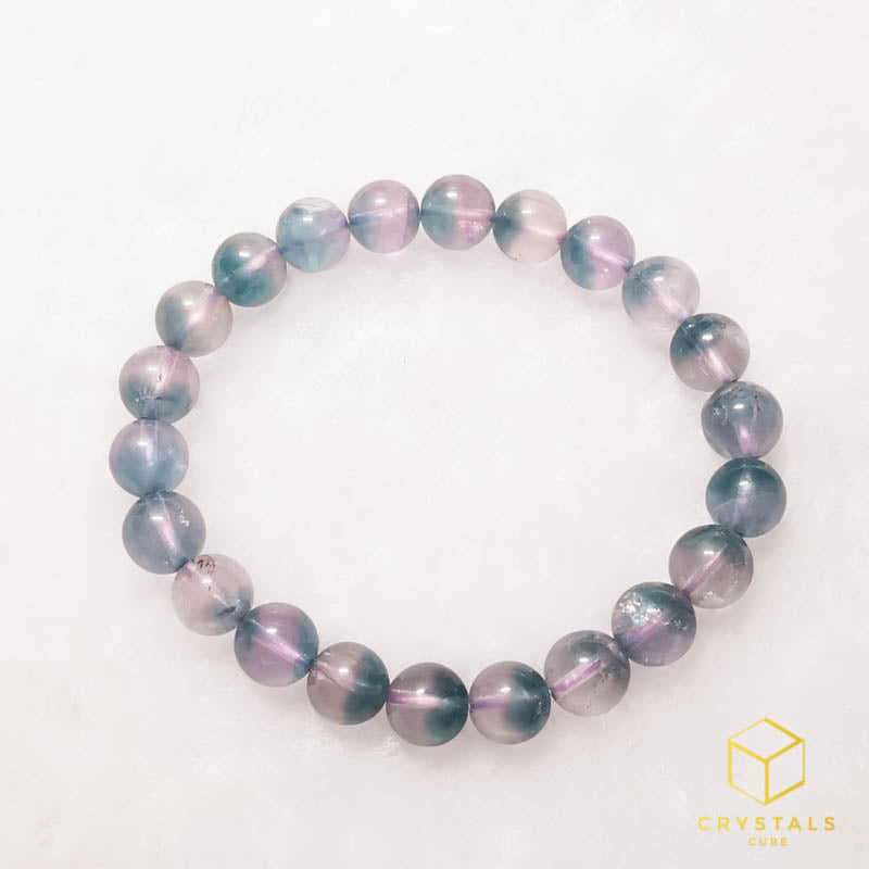 Purple fluorite bracelet deals