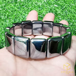 Load image into Gallery viewer, Terahertz Stone Flat Bracelet
