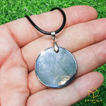 Load image into Gallery viewer, Terahertz Stone Pendant - Round Plate
