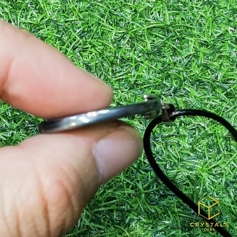 Terahertz Stone Pendant - Round Plate
