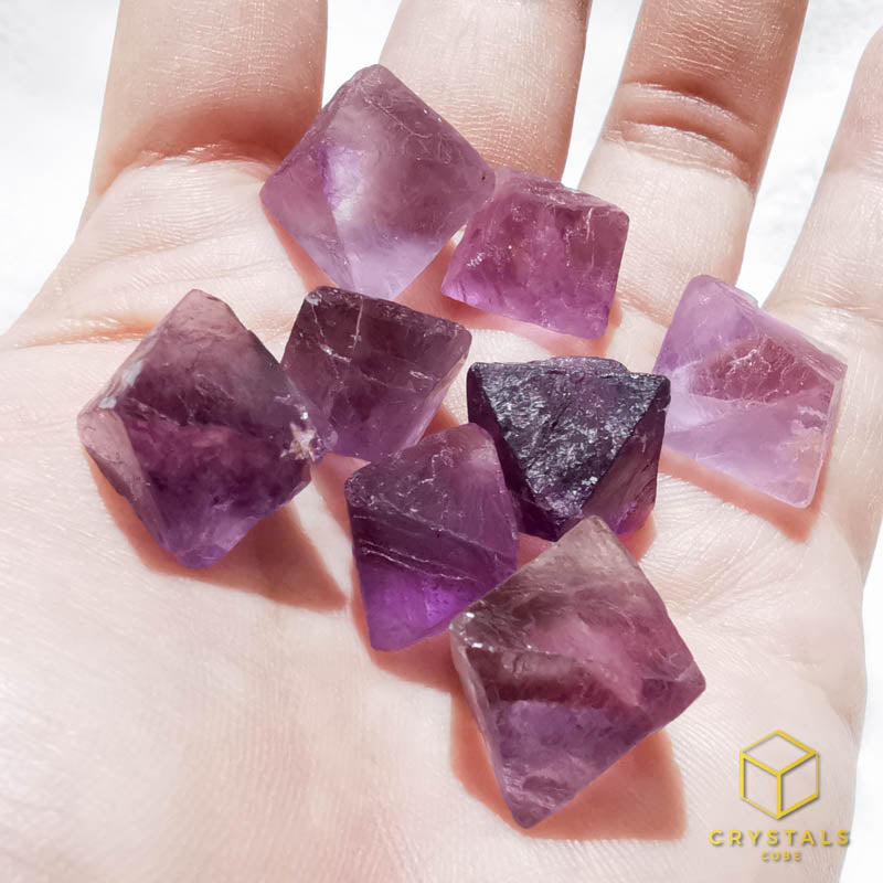 Fluorite (Purple) Diamond Raw