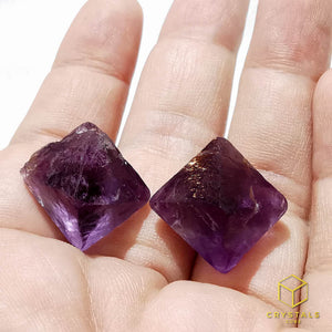 Fluorite (Purple) Diamond Raw