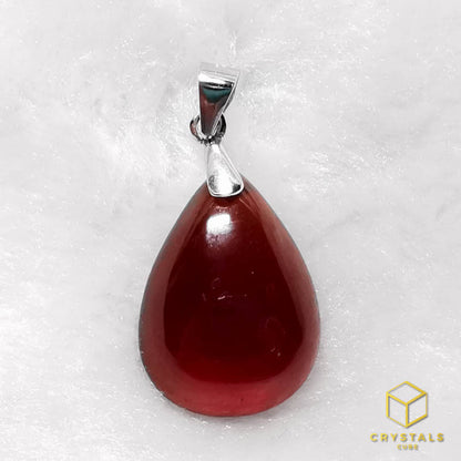 Hessonite Garnet Pendant