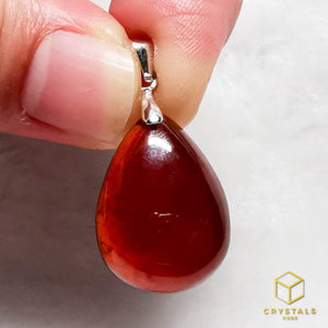 Hessonite Garnet Pendant