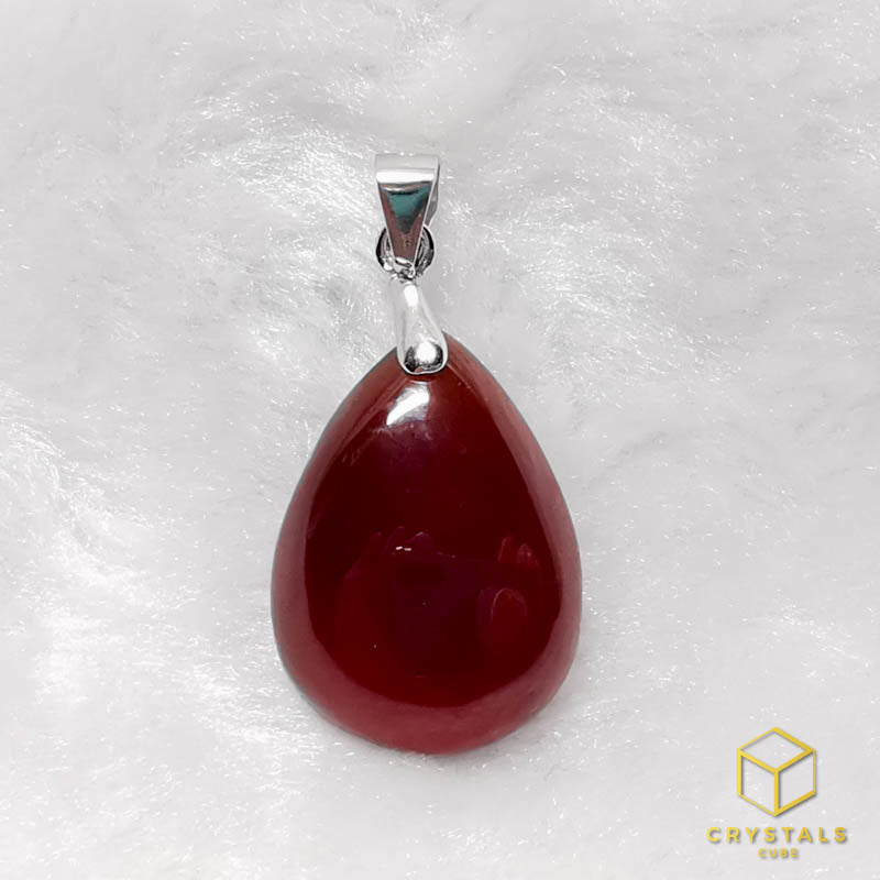 Hessonite Garnet Pendant