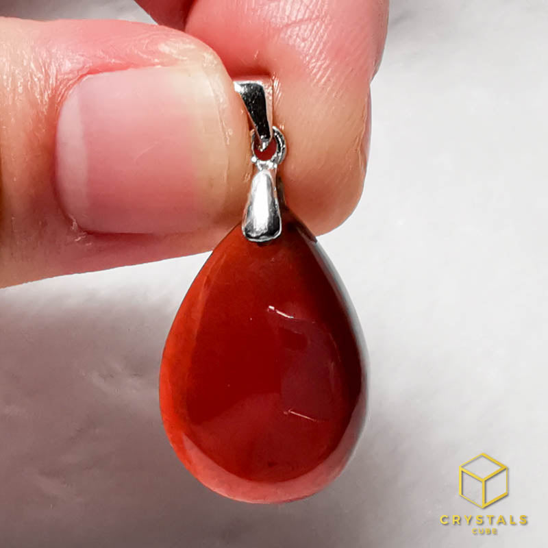 Hessonite Garnet Pendant