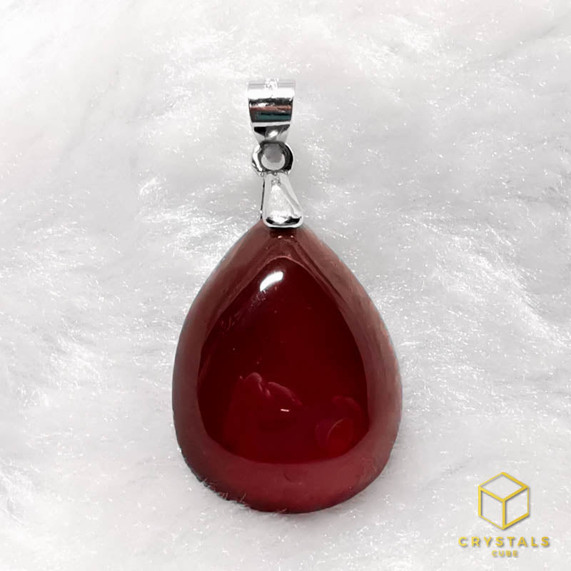 Hessonite Garnet Pendant