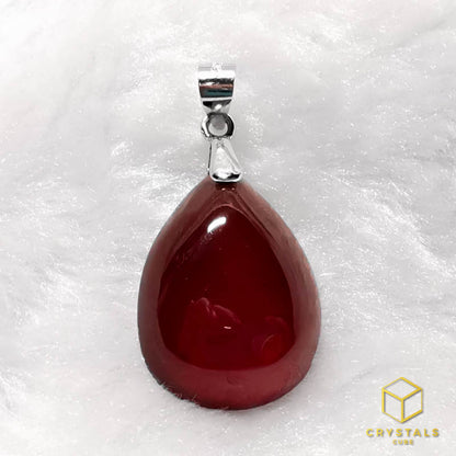 Hessonite Garnet Pendant
