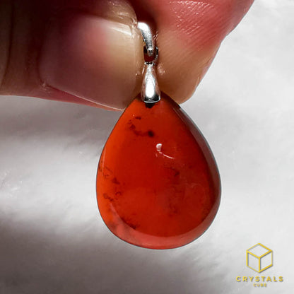 Hessonite Garnet Pendant