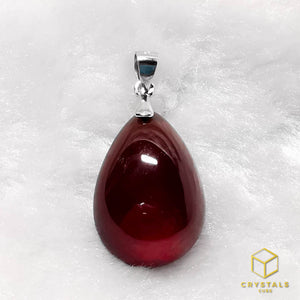 Hessonite Garnet Pendant