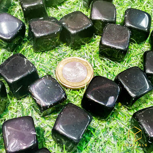 Black Obsidian Cube Tumble