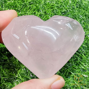 Rose Quartz Heart - Big