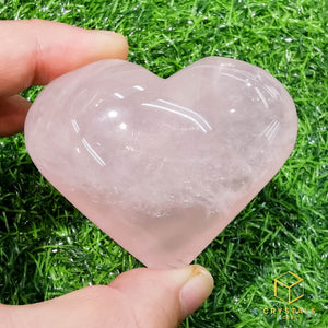 Rose Quartz Heart - Big