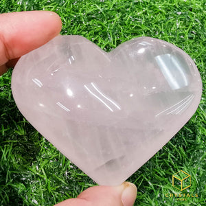 Rose Quartz Heart - Big