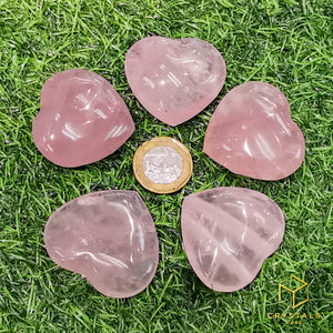 Rose Quartz Heart - Small