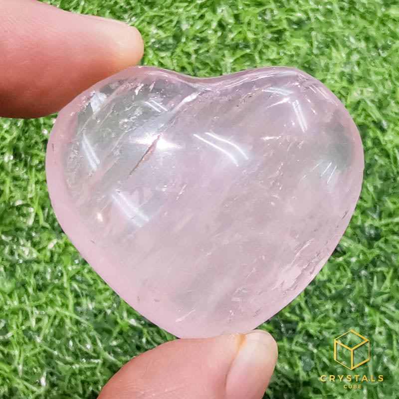 Rose Quartz Heart - Small