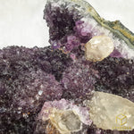 Load image into Gallery viewer, Amethyst Cluster with Calcite
