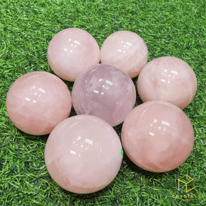 Rose Quartz* Sphere