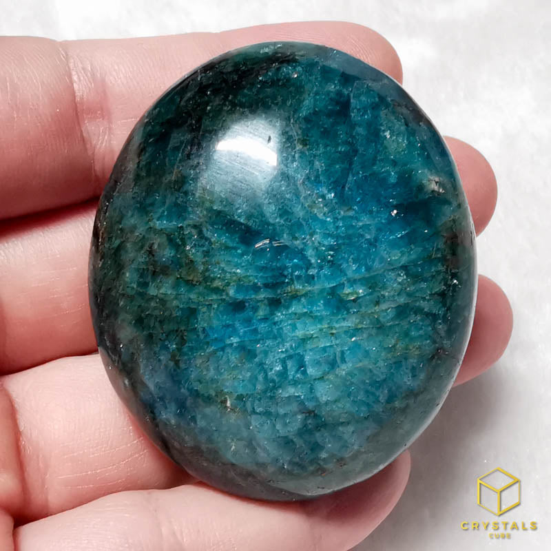 Apatite (Blue/Teal) Palm Stone