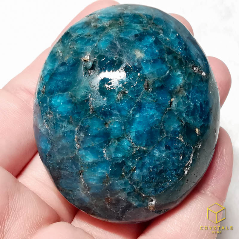 Apatite (Blue/Teal) Palm Stone