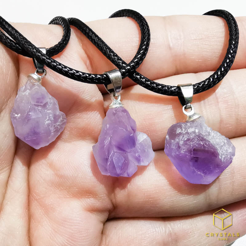 Amethyst Mini Clusters Pendant