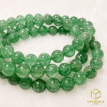 Load image into Gallery viewer, Green Strawberry Quartz Bracelet
