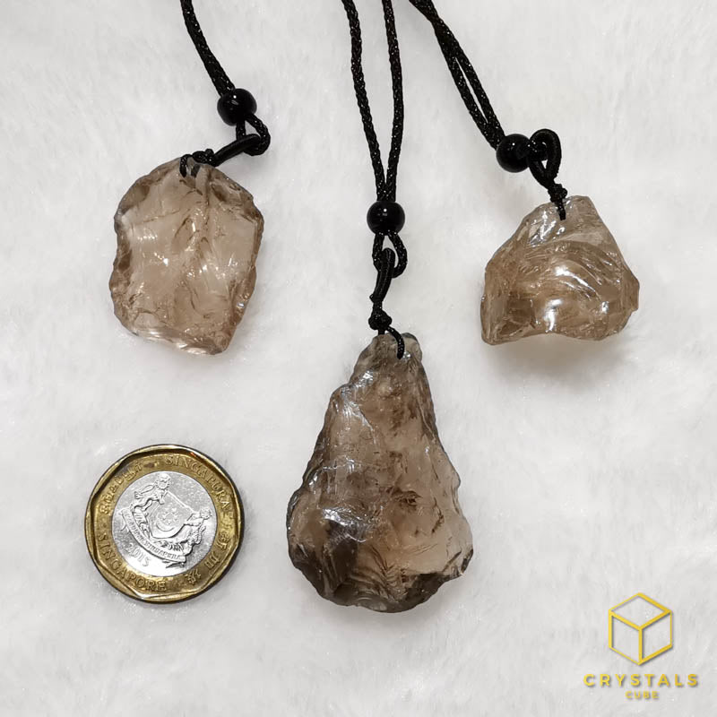 Smokey Quartz Raw Pendant