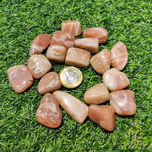 Peach Moonstone / Sunstone Tumble