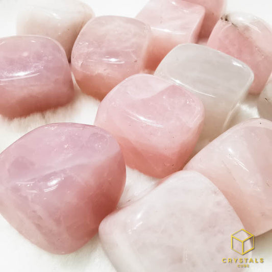Rose Quartz Cube Tumble
