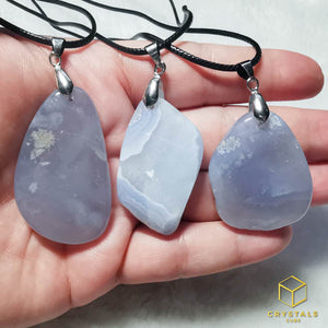 Blue Lace Agate Pendant