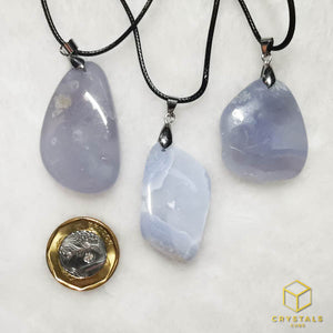 Blue Lace Agate Pendant