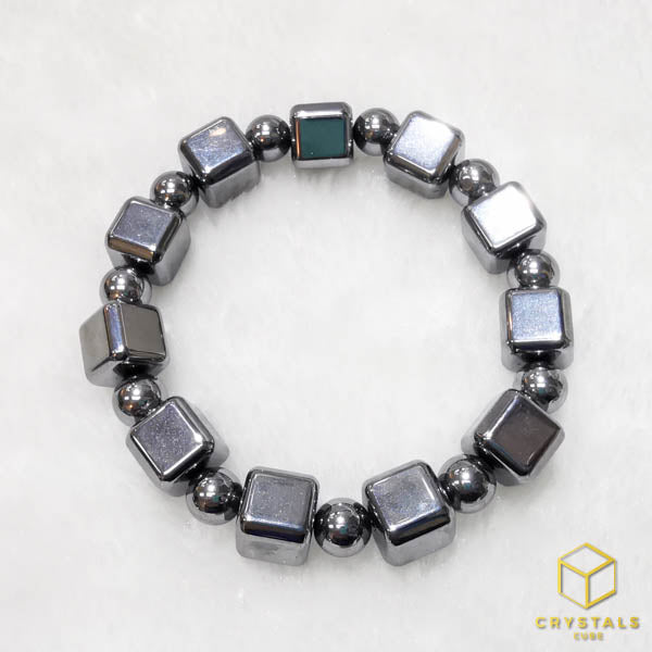 Terahertz Stone Cube Bracelet