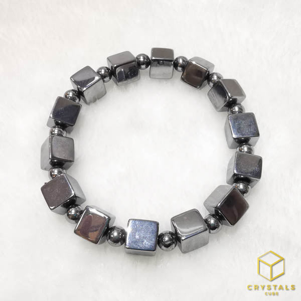 Terahertz Stone Cube Bracelet