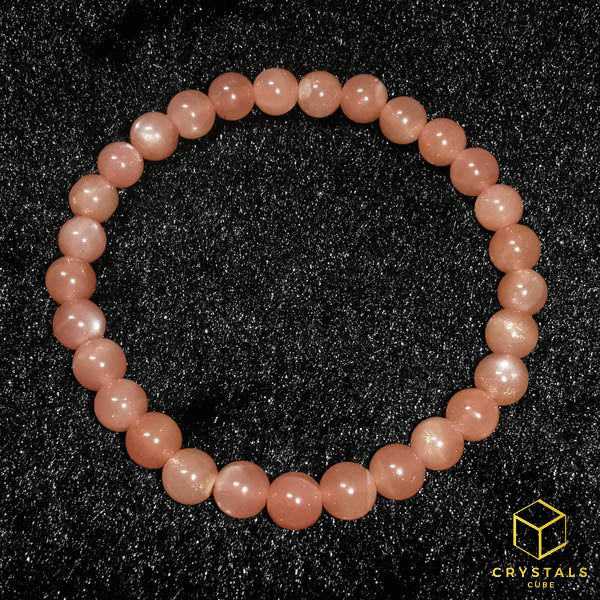 Sunstone/ Peach Moonstone*** Bracelet
