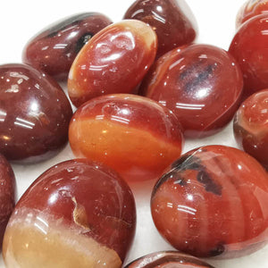 Agate (Red/Orange) & Carnelian Tumble