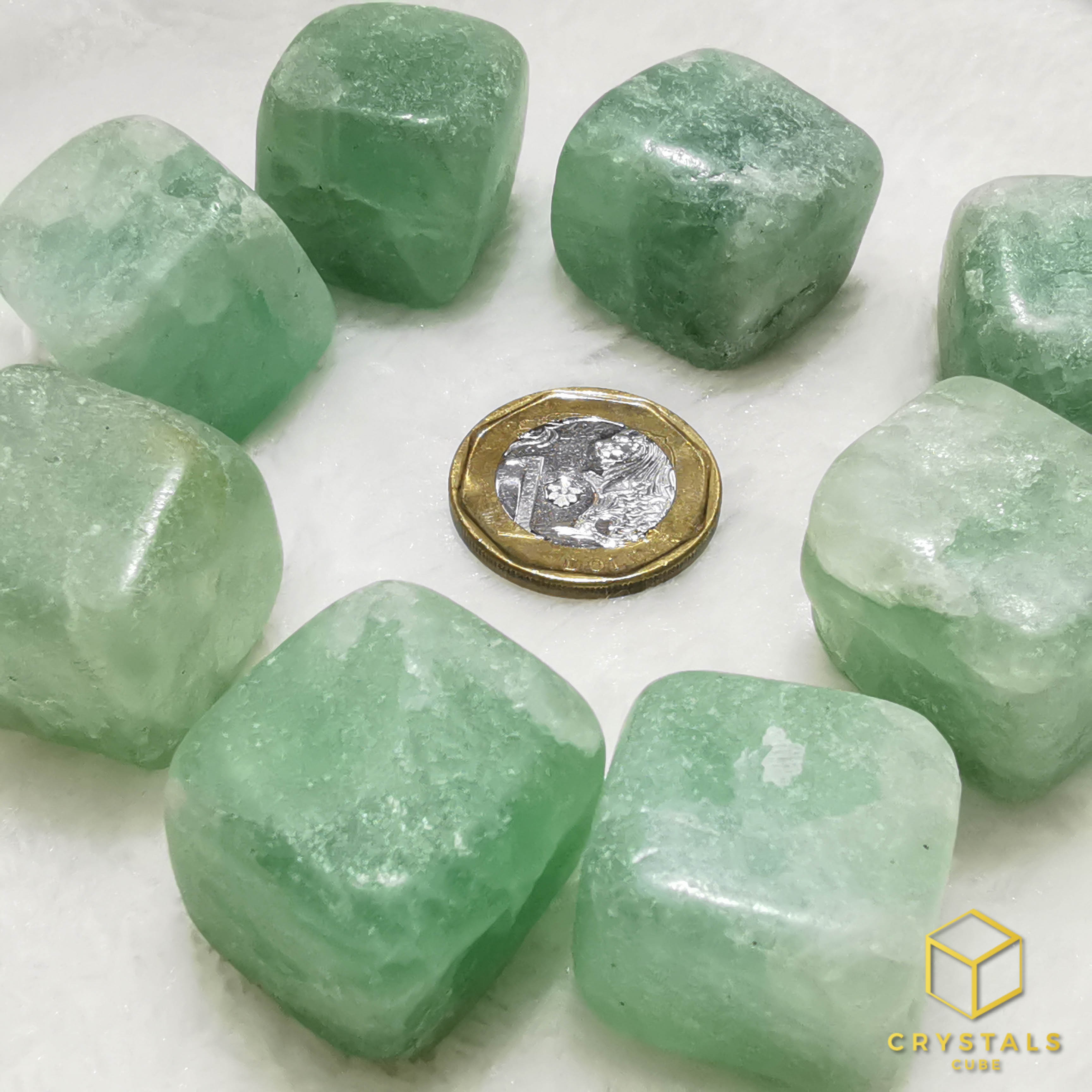 Fluorite (Green) Cube Tumble - XXXL