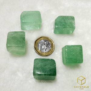 Fluorite (Green) Cube Tumble - S - M