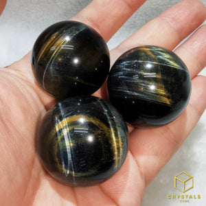 Tiger's Eye Premium Sphere - Blue