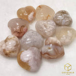 Load image into Gallery viewer, Sakura (Cherry Blossom) Agate Heart
