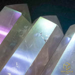 Load image into Gallery viewer, Aura Rose Quartz Point
