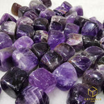 Load image into Gallery viewer, Chervon Amethyst Mini Cube Tumble
